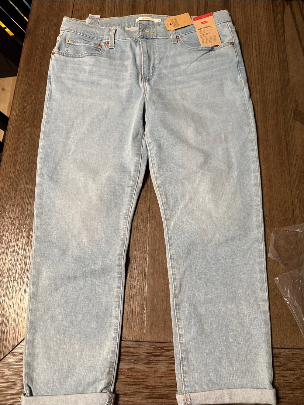 Levi's Light Blue Boyfriend Jeans